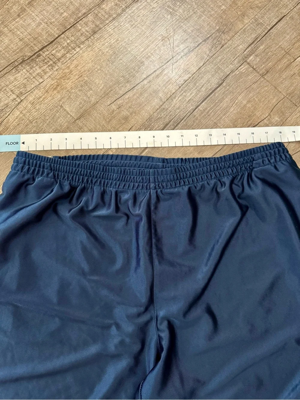 Reebok Athletic Shorts XL Navy Blue‎ Workout Gym Shorts Elastic Waist Pockets